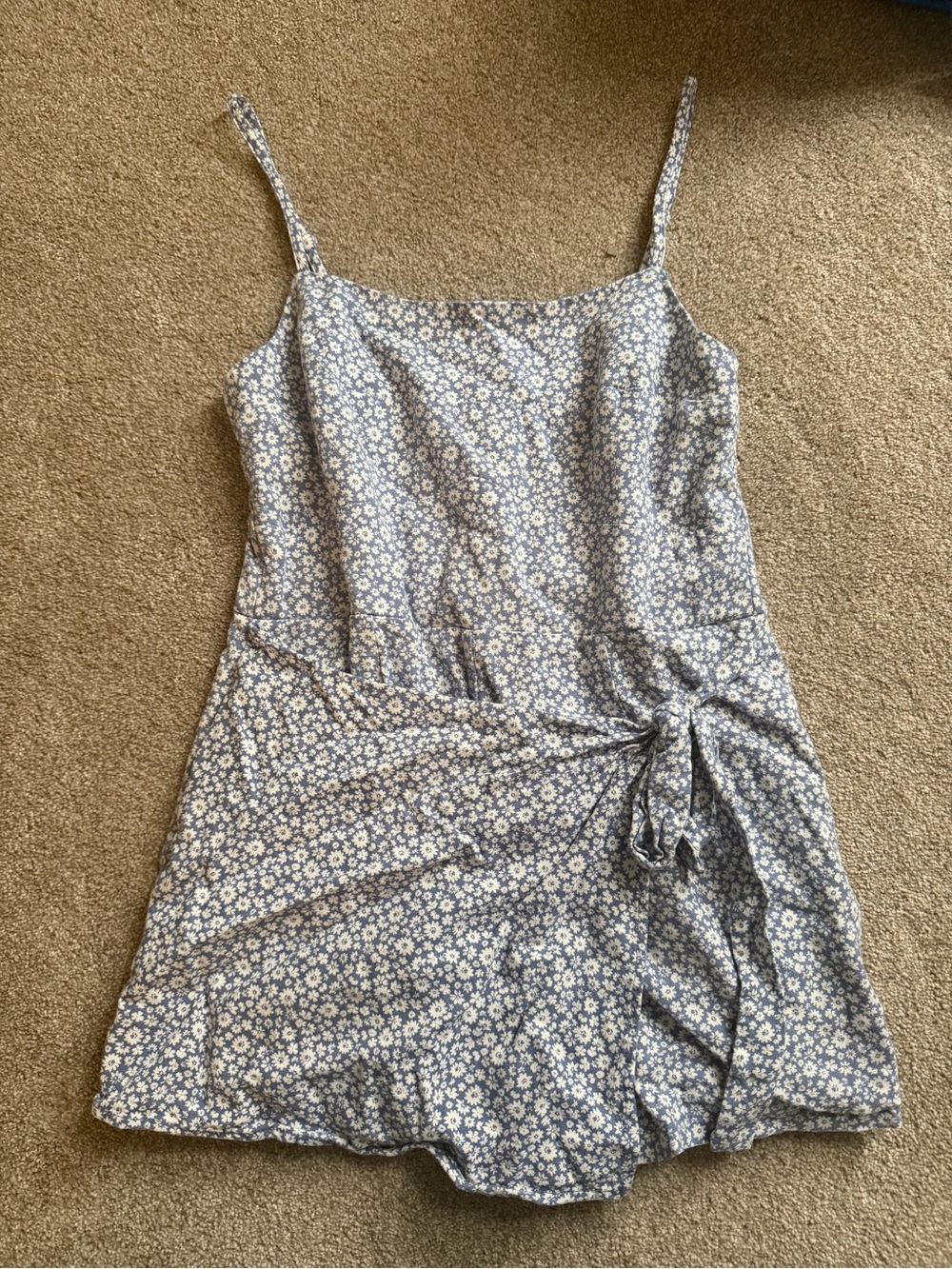 Altar’d State Blue Floral Romper